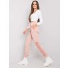 Világosrózsaszín melegítőnadrág Susan áttetsző részlettel