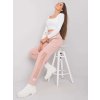 Világosrózsaszín melegítőnadrág Susan áttetsző részlettel