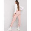 Világosrózsaszín melegítőnadrág Susan áttetsző részlettel