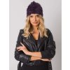 Lila szőrmés sapka (Méret ONE SIZE)