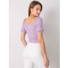 Lila mintás női felső