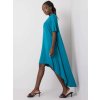 Türkiz aszimmetrikus ruha