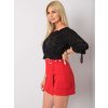 Piros női rövidnadrág