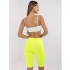 Neonsárga biker shorts