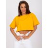 Világos narancssárga női crop top