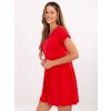 Piros női bő ruha