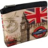 Loren színes pénztárca London mintájával R002