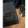 Férfi fekete bőr pénztárca Forever Young F002