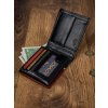 Férfi fekete-piros pénztárca L028