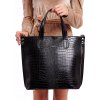 ROVICKY ALIGATOR shopper kézitáska - fekete