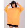 Narancssárga pamut oversize pulóver Manacor