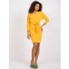 Világos narancssárga mini ruha Toronto csipkés kivágással