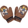 Barna kötött egyujjas kesztyű - Mickey Mouse