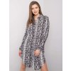 Szürke női mintás ruha