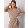 Derekánál megköthető bézs ruha (Méret S)