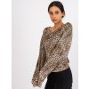 Reagan leopárdmintás velúr blúz