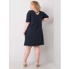 Bellamy sötétkék ruha zsebekkel