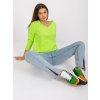 Basic lime blúz Olivia
