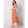 Narancssárga női hosszú ujjatlan ruha