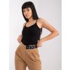 Fekete basic top Indiana