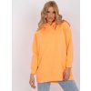 Narancssárga laza basic pulóver Canberra