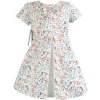 Nat & Tom lány fehér ruha virágmintával
