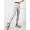 Női szürke leggings fehér csíkokkal