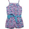 Emoi lány nyári lila overál virágokkal