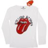 Rolling Stones fehér lány póló mintával