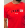 Piros férfi póló ZERO felirattal