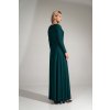Sötétzöld hosszú ruha