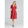 Elegáns ruha M673 Deep Red