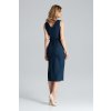 Kék ruha masnival M633 Navy