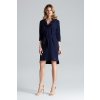 Kék ruha masnival M644 Navy