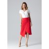 Piros redőzött szoknya M629 Red