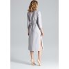 Szürke ruha szalaggal M631 Grey