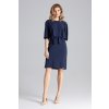 Sötétkék megköthető ruha
