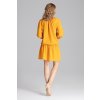Mustárszínű rövid ruha