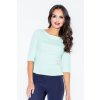 Menta blúz kerek nyakkivágással