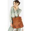 Barna női bőr shopper kézitáska / hátizsák MARCO MAZZINI (Méret ONE SIZE)