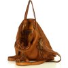 Barna női bőr shopper kézitáska / hátizsák MARCO MAZZINI (Méret ONE SIZE)