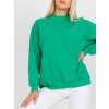 Twist zöld pulóver állógallérral
