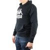 Fekete pulóver Kappa Taino Hooded