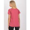 Női rózsaszín rövid ujjú póló