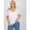 Fehér könnyű viszkóz póló Dina