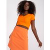 Narancssárga elegáns miniszoknya