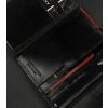 Ronaldo Fekete pénztárca piros betéttel K039