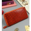 Narancssárga pénztárca pikkely mintával N052