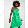 Zöld mini ruha megkötős pántokkal (Méret S/M)