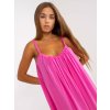 Rózsaszín női bő nyári ruha (Méret S)
